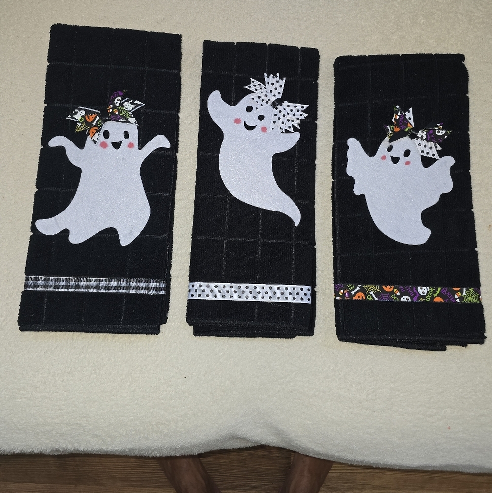Halloween Ghost Kitchen Towels
